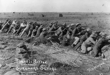 Boers au combat - crédits : Van Hoepen/ Hulton Archive/ Getty Images