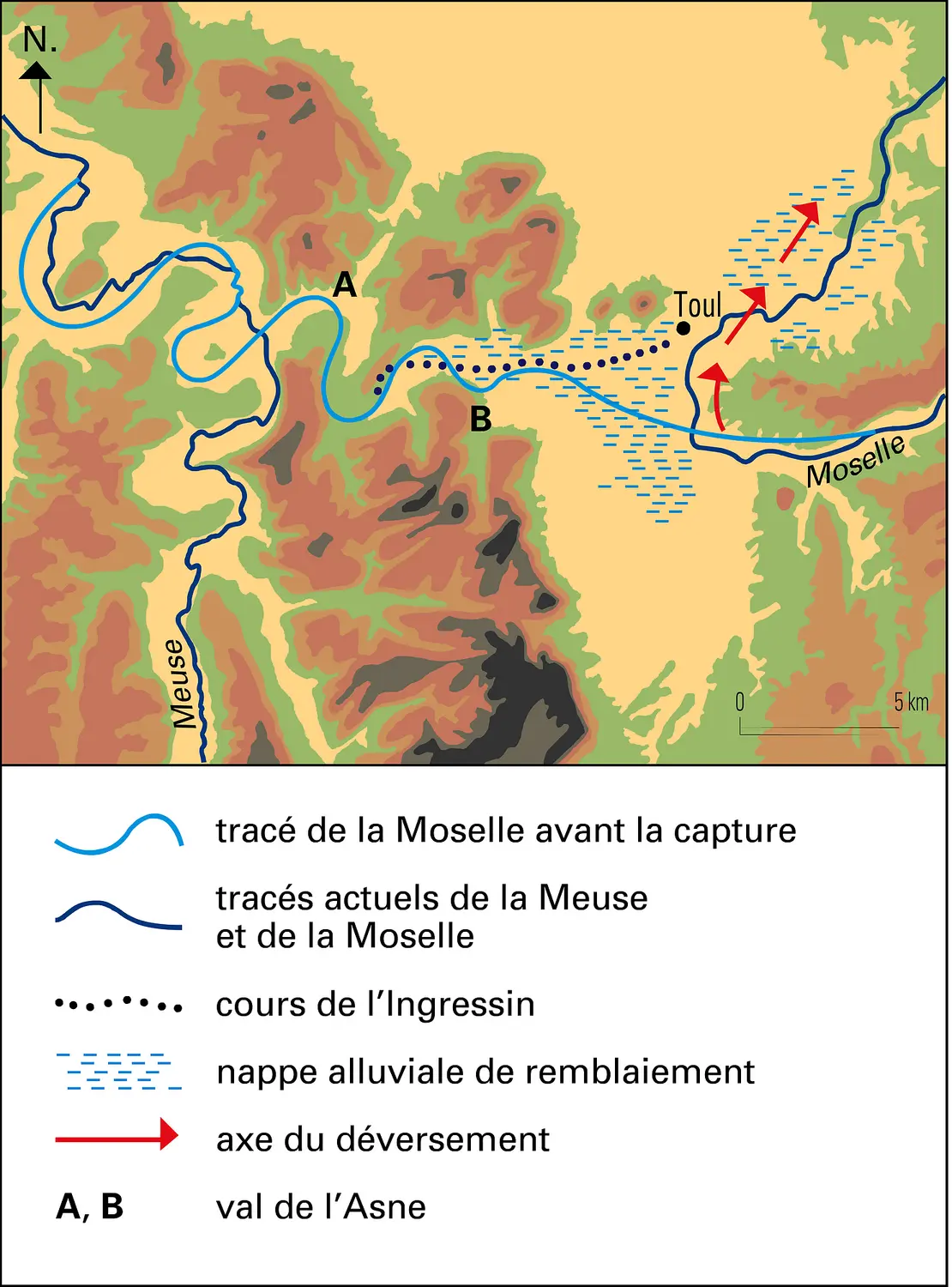 Capture par déversement du val de l'Asne