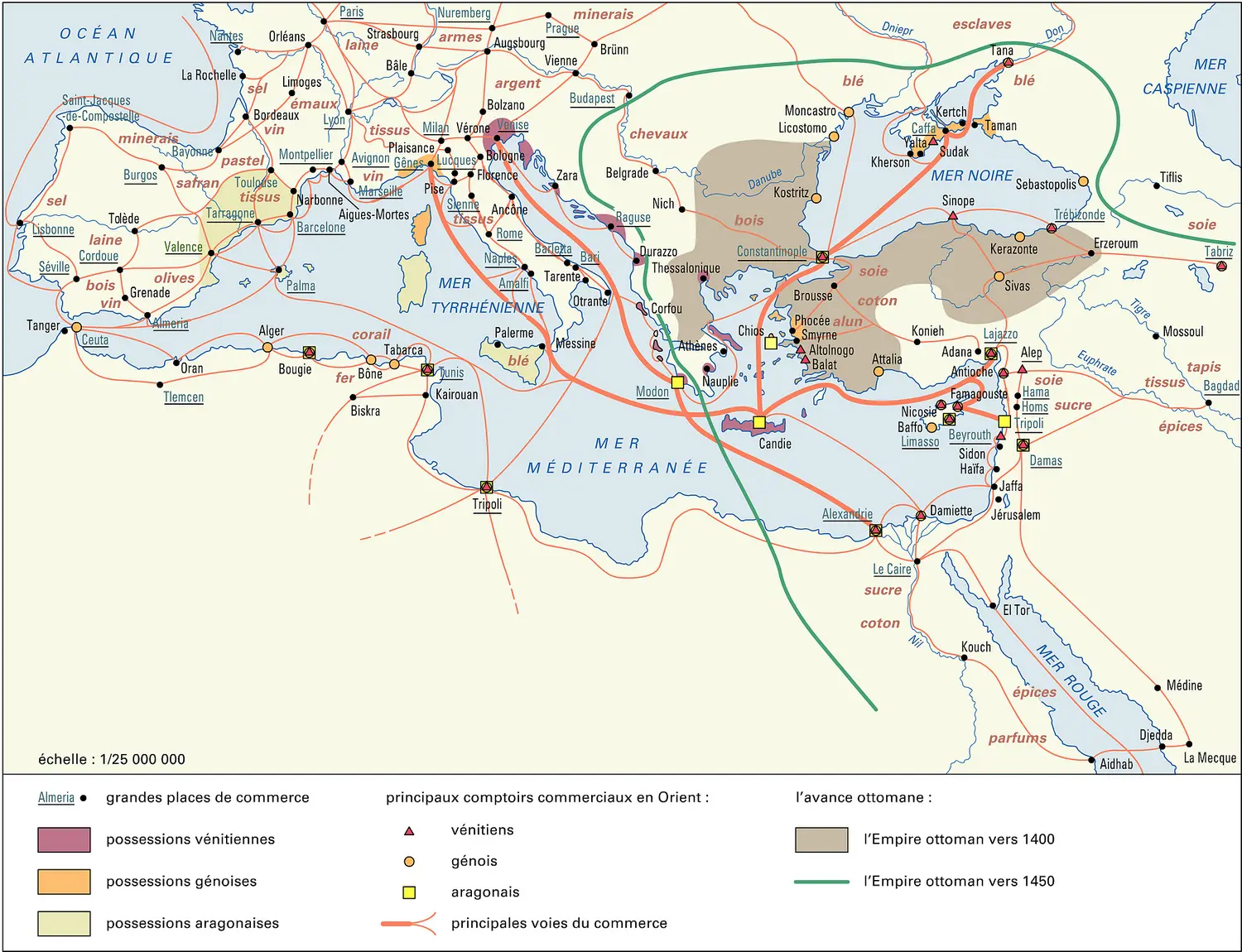Méditerranée, commerce médiéval