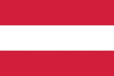 Autriche : drapeau - crédits : Encyclopædia Universalis France