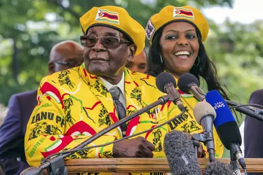 Robert Mugabe - crédits : Jekesai Njikizana/ AFP
