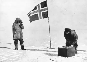 Amundsen au pôle Sud - crédits : Illustrated London News/ Hulton Archive/ Getty Images