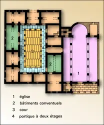 Couvent des Saints-Serge-et-Bacchus, Umm es-Surab - crédits : Encyclopædia Universalis France