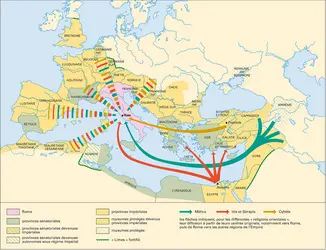 Religions orientales dans l'Empire romain - crédits : Encyclopædia Universalis France
