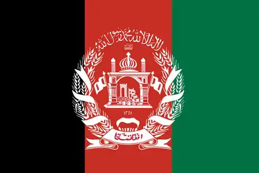 Afghanistan : drapeau - crédits : Encyclopædia Universalis France