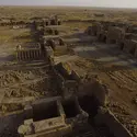 Vue aérienne du site archéologique de Hatra, nord de l’Irak - crédits : F. Guénet/ AKG-images