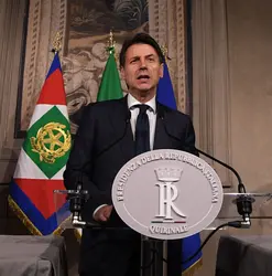 Giuseppe Conte, 2018 - crédits : agence Chine Nouvelle/ SIPA