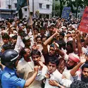 Manifestation au Bangladesh contre Taslima Nasreen - crédits : Mufty Munir/ AFP
