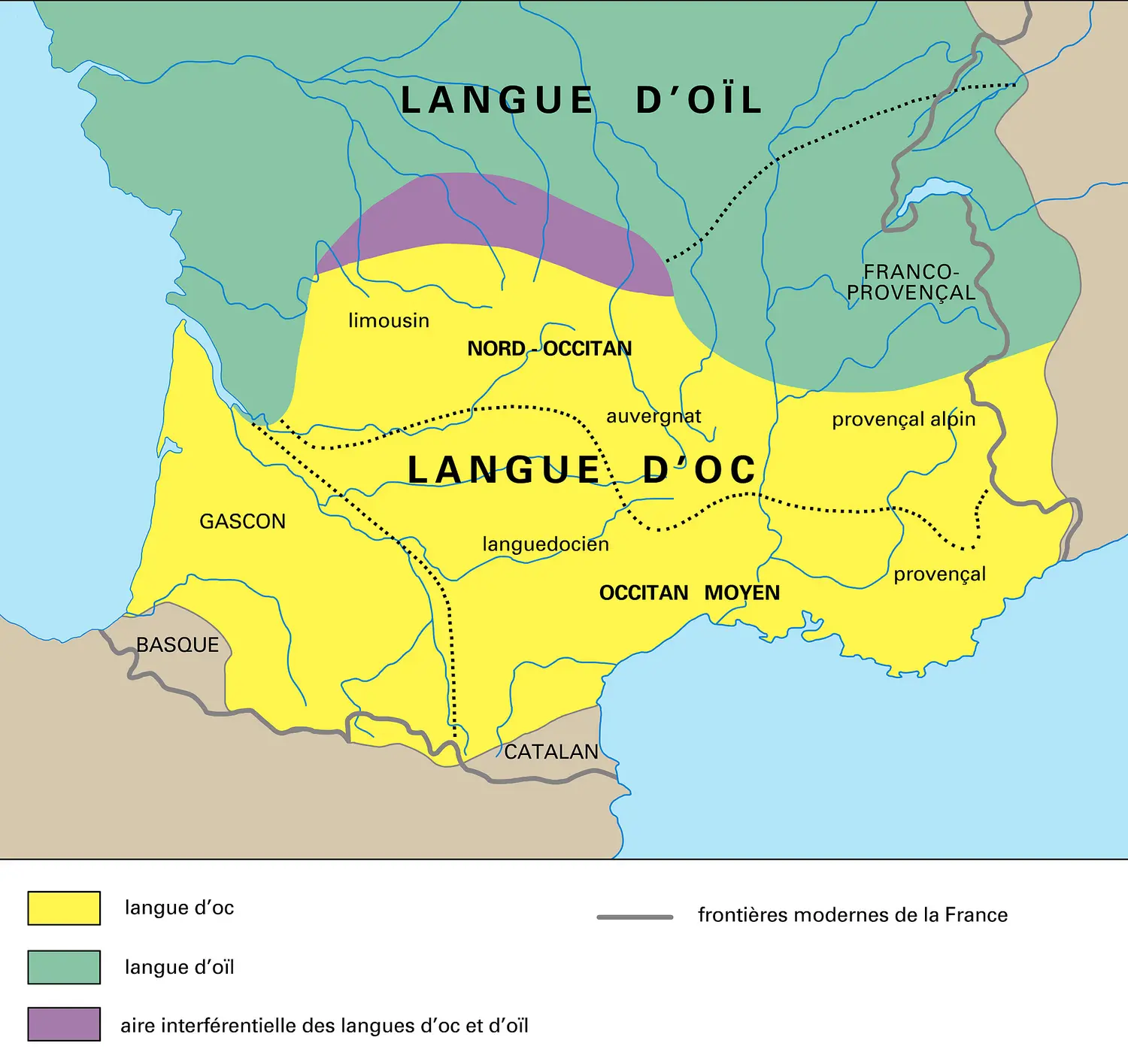 Domaine et dialectes