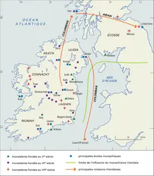 Irlande, V<sup>e</sup>-VII<sup>e</sup> siècle - crédits : Encyclopædia Universalis France