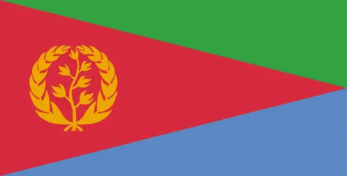 Érythrée : drapeau - crédits : Encyclopædia Universalis France