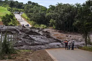 Rupture d’un barrage minier au Brésil, 2019 - crédits : Lucas Bois/Anadolu Agency/ AFP