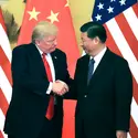 Donald Trump et Xi Jinping à Pékin, 2017 - crédits : Jun Yasukawa/ Yomuri/ The Yomuri Shimbun/ AFP