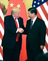 Donald Trump et Xi Jinping à Pékin, 2017 - crédits : Jun Yasukawa/ Yomuri/ The Yomuri Shimbun/ AFP