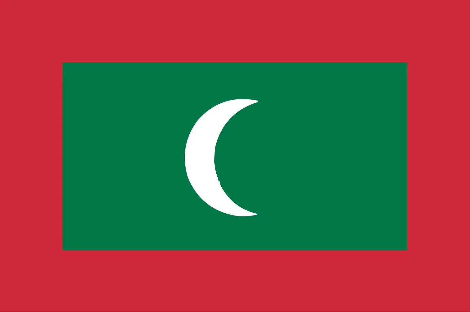 Maldives : drapeau