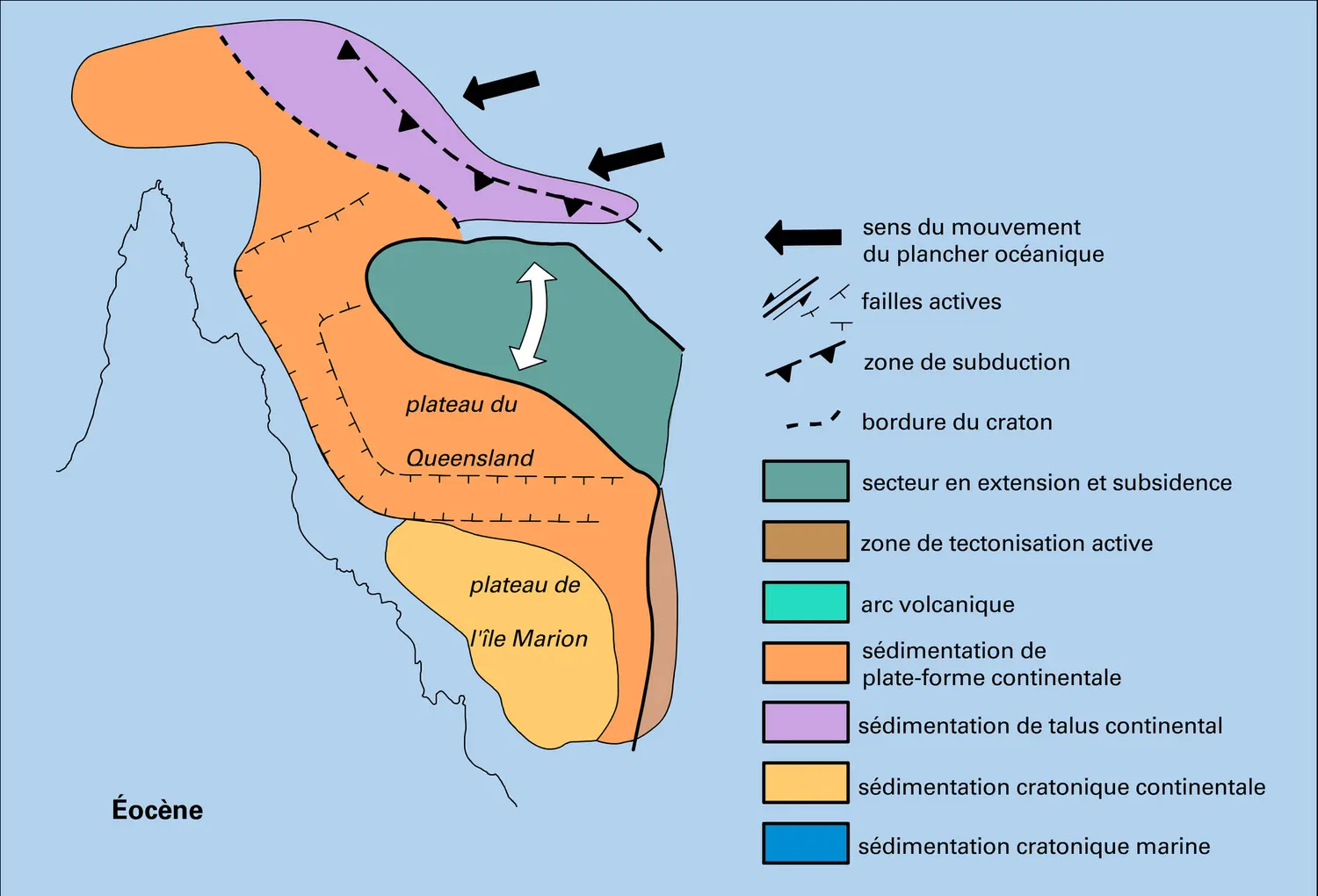 Nord-Est : évolution du Siluro-Dévonien à l'Éocène - vue 8
