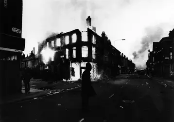 Émeutes du printemps de 1981, Liverpool - crédits : Keystone/ Hulton Archive/ Getty Images