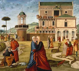 <it>La Visitation</it>, V. Carpaccio - crédits : Cameraphoto/ AKG-images