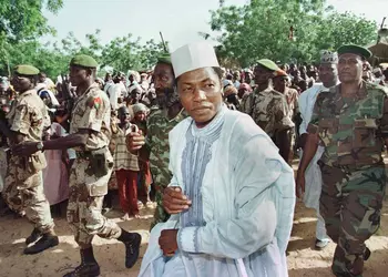 Ibrahim Baré Maïnassara, 1996 - crédits : Issouf Sanogo/ AFP