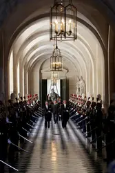 Entrée solennelle du Congrès (Assemblée nationale et Sénat), à Versailles, en 2008 - crédits : Thomas Coex/ AFP