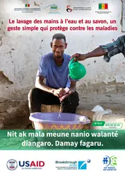 Campagne d’hygiène des mains au Sénégal - crédits : Breakthrough ACTION Johns Hopkins Cneter for Communication Programs