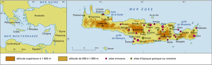 Crète antique - crédits : Encyclopædia Universalis France