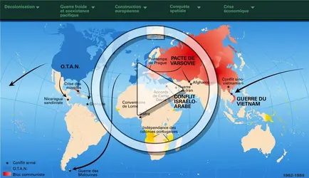 1962 à 1989. De la guerre froide à la détente - crédits : Encyclopædia Universalis France