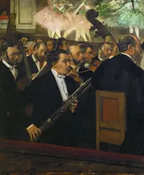 L'Orchestre de l'Opéra, E. Degas. - crédits : AKG-images