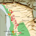 Amarna : plan général - crédits : Encyclopædia Universalis France