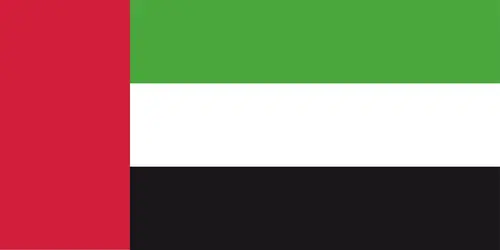 Émirats arabes unis : drapeau - crédits : Encyclopædia Universalis France