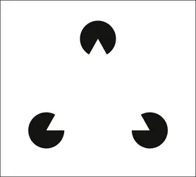 Triangle de Kanizsa - crédits : Encyclopædia Universalis France