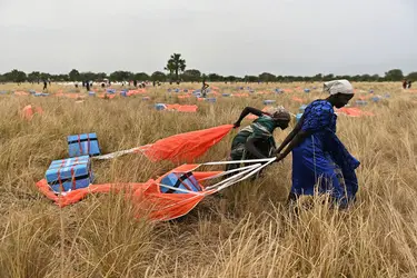 L’aide alimentaire en nature - crédits : Tony Karumba/ AFP