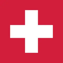 Suisse : drapeau - crédits : Encyclopædia Universalis France