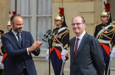 Édouard Philippe et Jean Castex, juillet 2020 - crédits : Ludovic Marin/ AFP