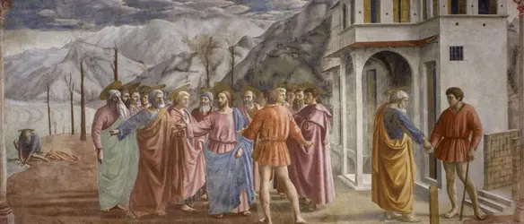 Le Paiement du tribut, Masaccio - crédits : Antonio Quattrone/ Archivio Quattrone/ MONDADORI PORTFOLIOvia Getty Images