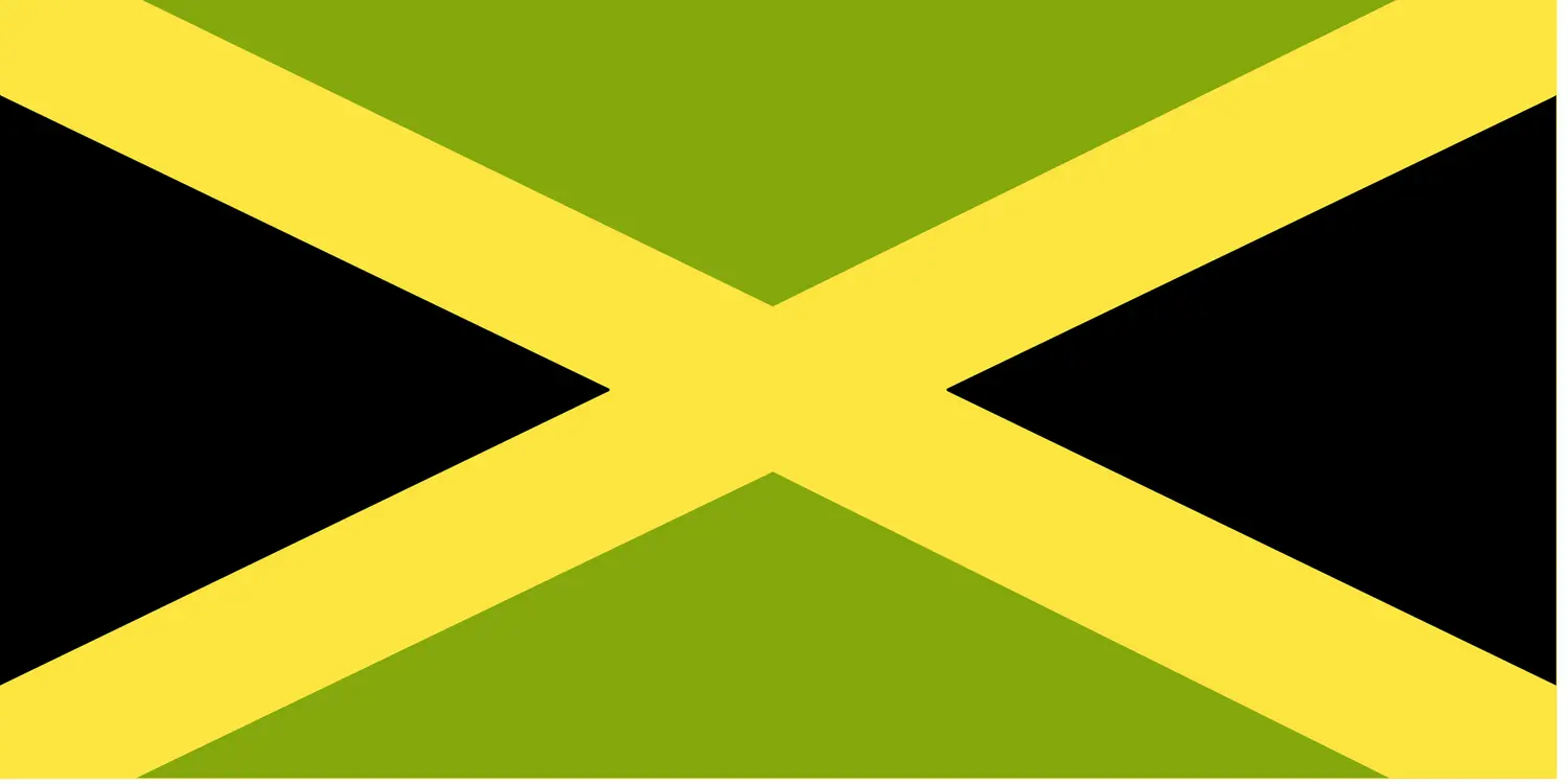 Jamaïque : drapeau