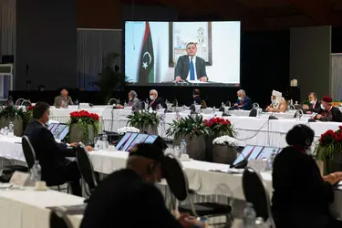 Désignation du nouvel exécutif libyen, 2021 - crédits : Nations Unies/ AFP