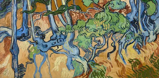 <em>Racines d’arbres</em>, V. Van Gogh - crédits : Album/ AKG-images