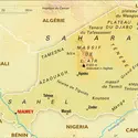 Niger : carte physique - crédits : Encyclopædia Universalis France