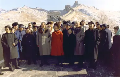 Richard Nixon en Chine, 1972 - crédits : HUM Images/ Universal Images Group/ Getty Images