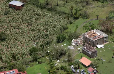 Martinique: après le cyclone Dean, 2007 - crédits : Pierre Verdy/ AFP