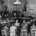 Conférence sur la Palestine, 1946 - crédits : Hulton Archive/ Getty Images