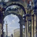 <it>Capriccio</it>, G. P. Pannini - crédits : Ashmolean Museum/ Heritage Images/ Getty Images