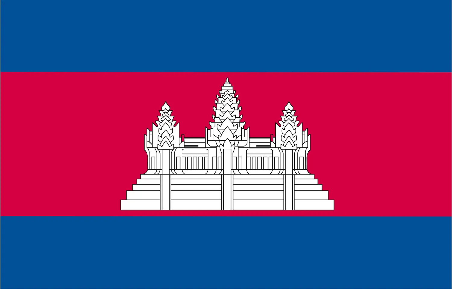 Cambodge : drapeau