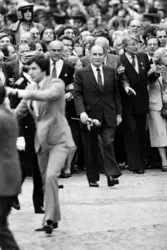 François Mitterrand, le 21 mai 1981 - crédits : AFP