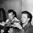 Harry James et Kirk Douglas - crédits : Keystone/ Getty Images