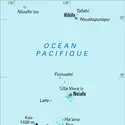 Tonga : carte physique - crédits : Encyclopædia Universalis France