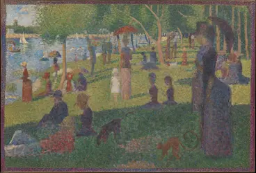 Étude d'ensemble pour «La Grande Jatte», G. Seurat - crédits : Courtesy of the Metropolitan Museum of Art, New York City, Bequest of Sam A. Lewisohn, 1951. (51.112.6) ; CC0