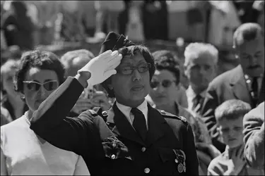 Remise de la légion d’honneur à Joséphine Baker, 1961 - crédits : Reporters Associés/ Gamma-Rapho/ Getty Images