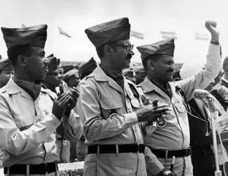 Coup d'État en Éthiopie, 1974 - crédits : Keystone/ Getty Images